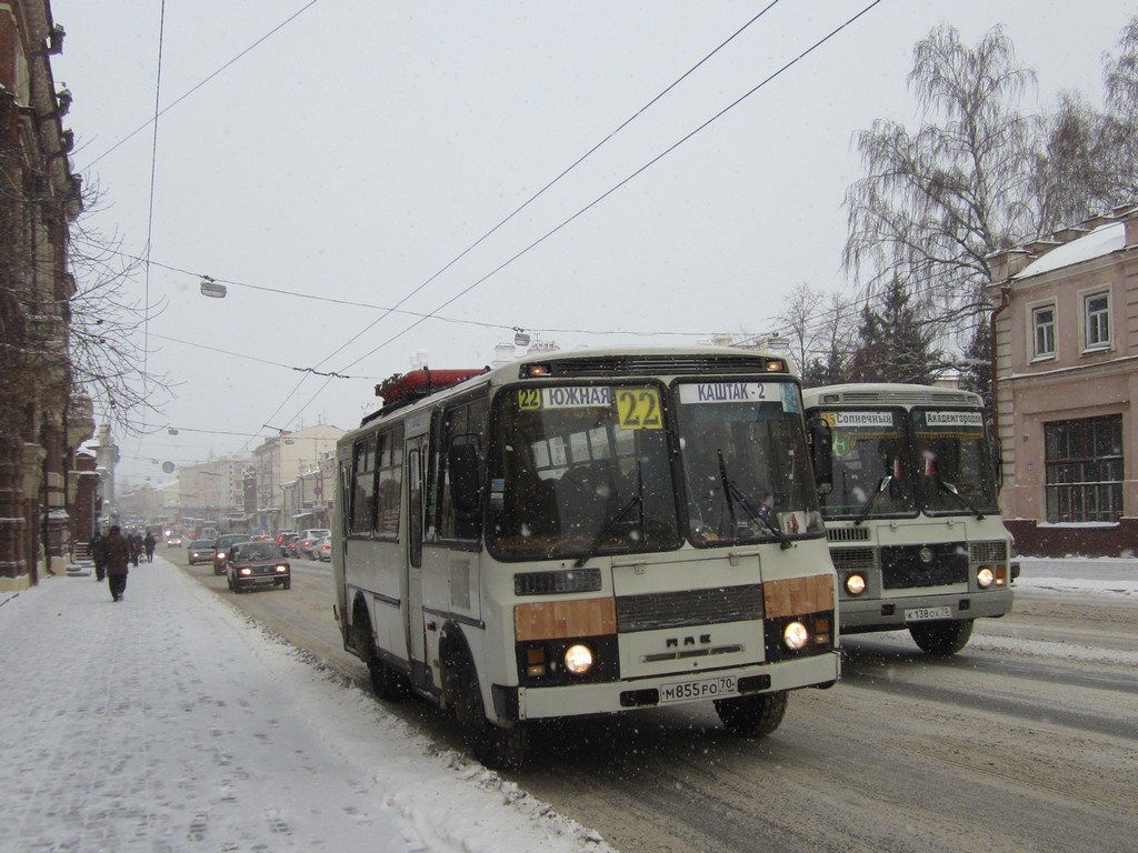 Томская область, ПАЗ-3205-110 № М 855 РО 70