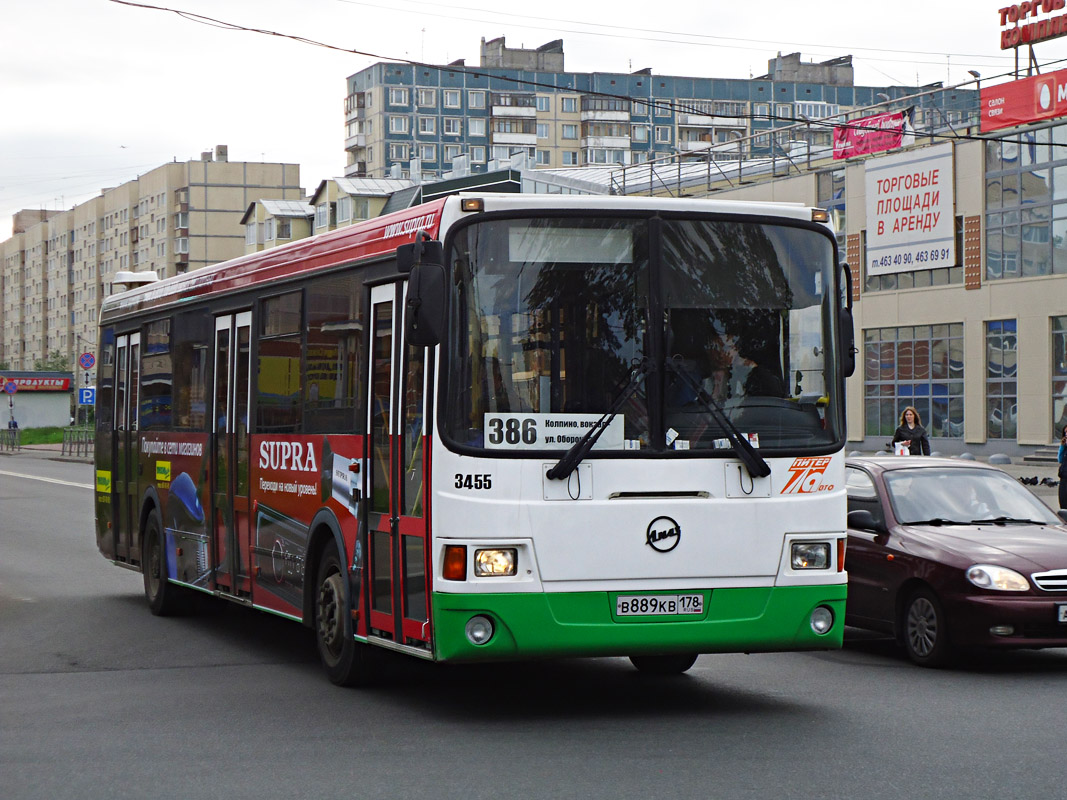 Санкт-Петербург, ЛиАЗ-5293.53 № 3455