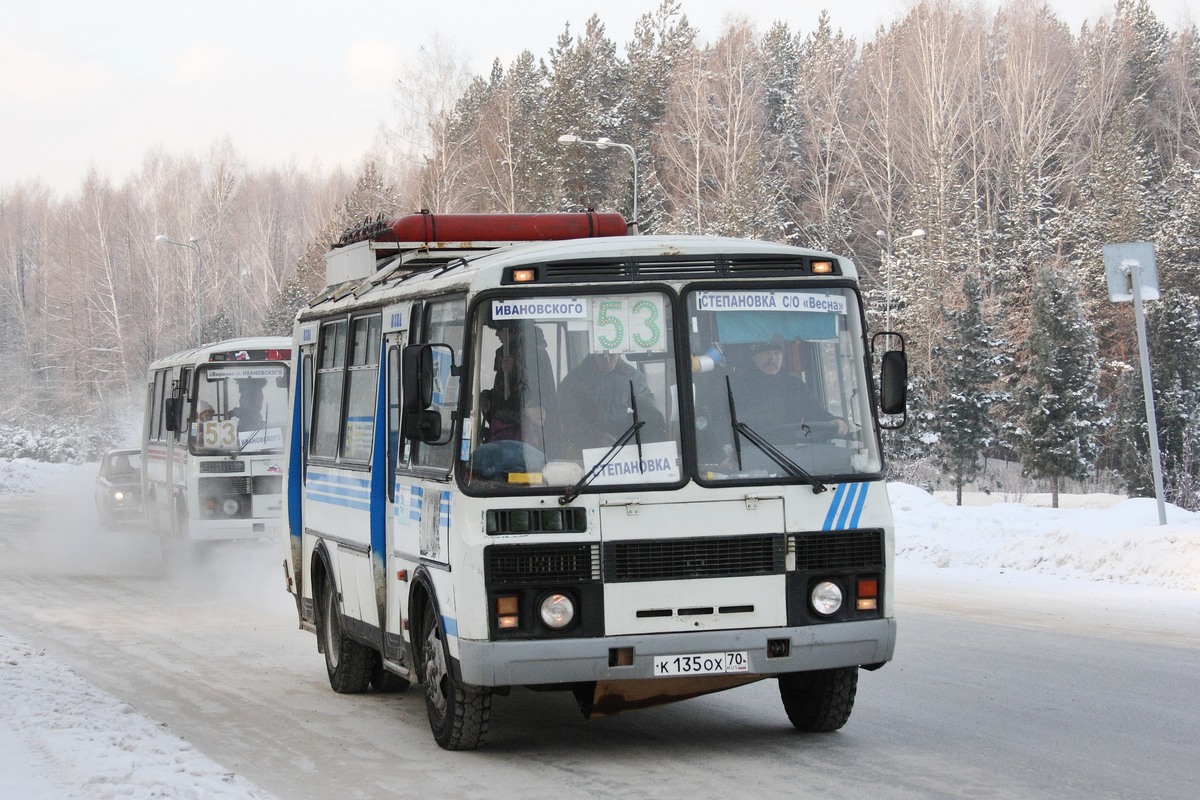 Томская область, ПАЗ-32054 № К 135 ОХ 70