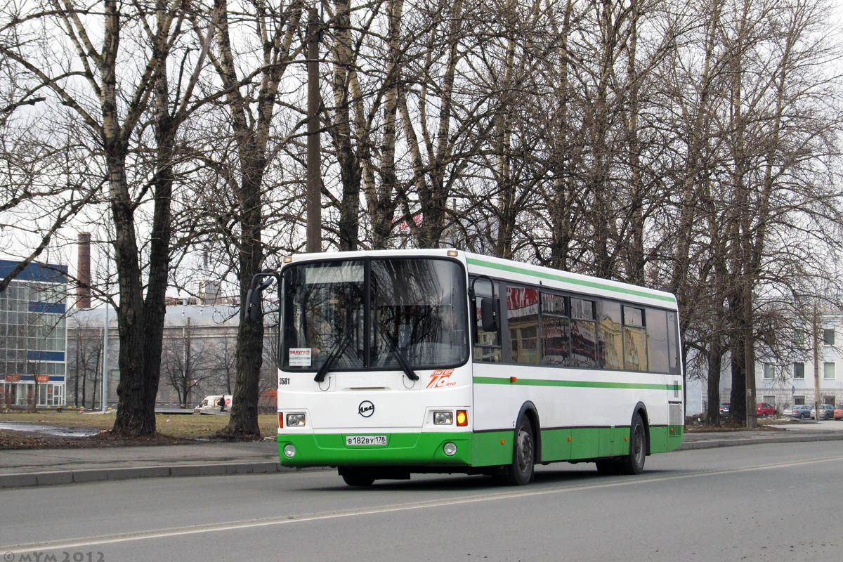 Санкт-Петербург, ЛиАЗ-5293.53 № 3581