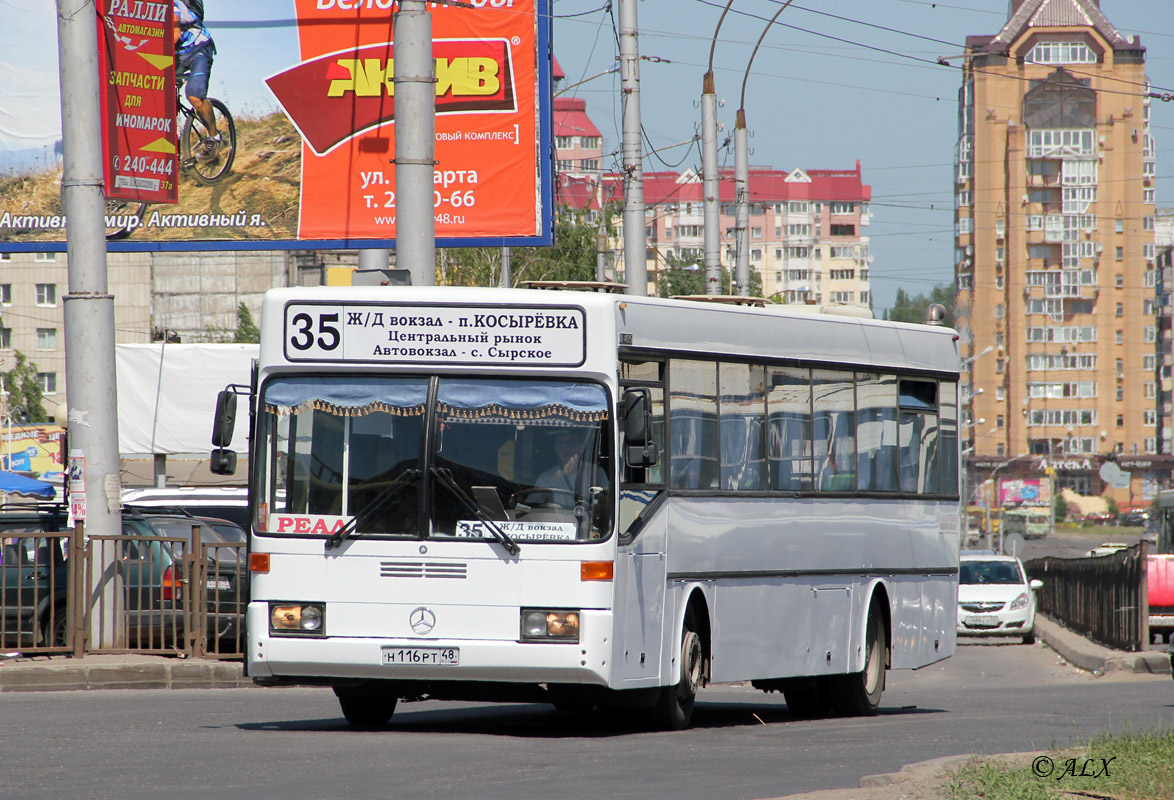 Lipetsk region, Mercedes-Benz O405 # Н 116 РТ 48