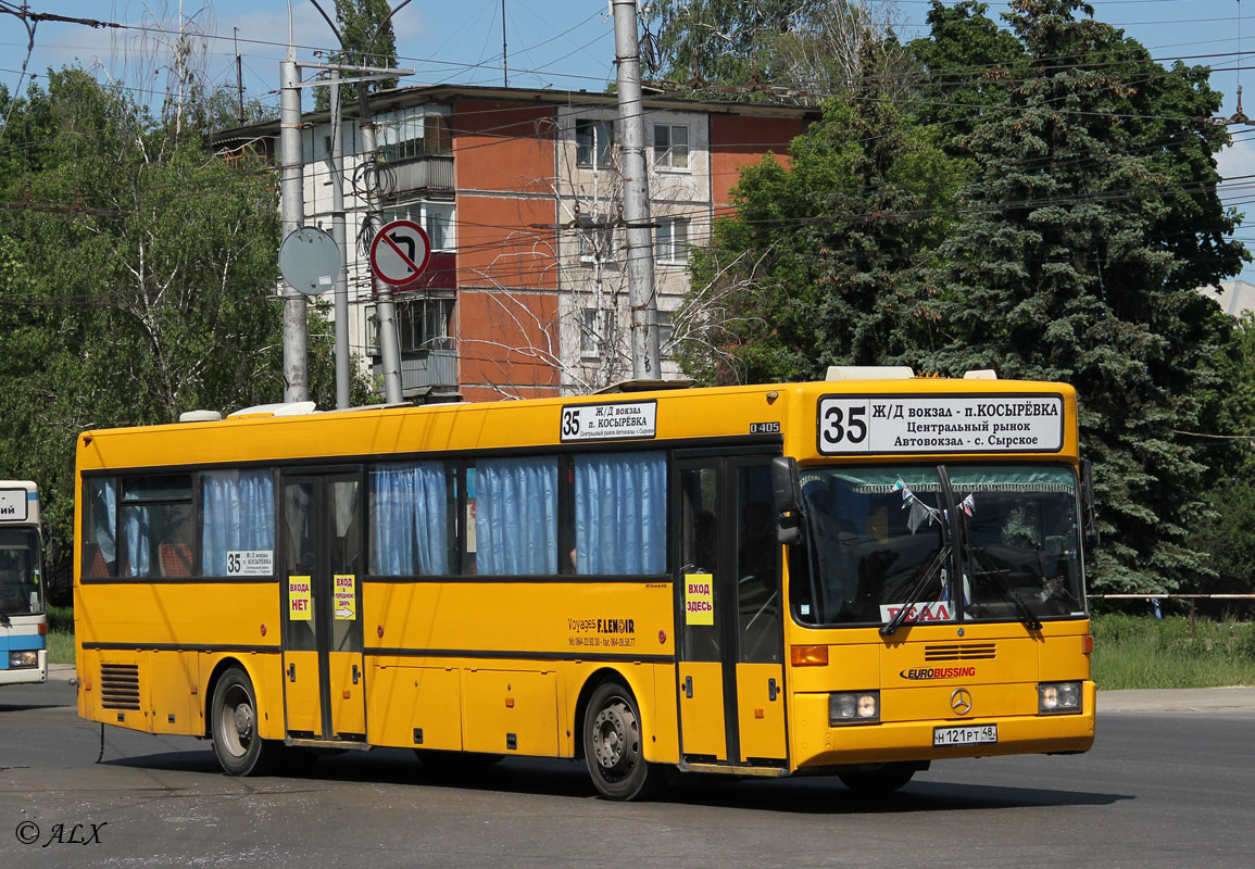 Липецкая область, Mercedes-Benz O405 № Н 121 РТ 48