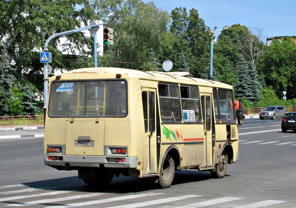 Нижегородская область, ПАЗ-32054 № К 394 МО 152