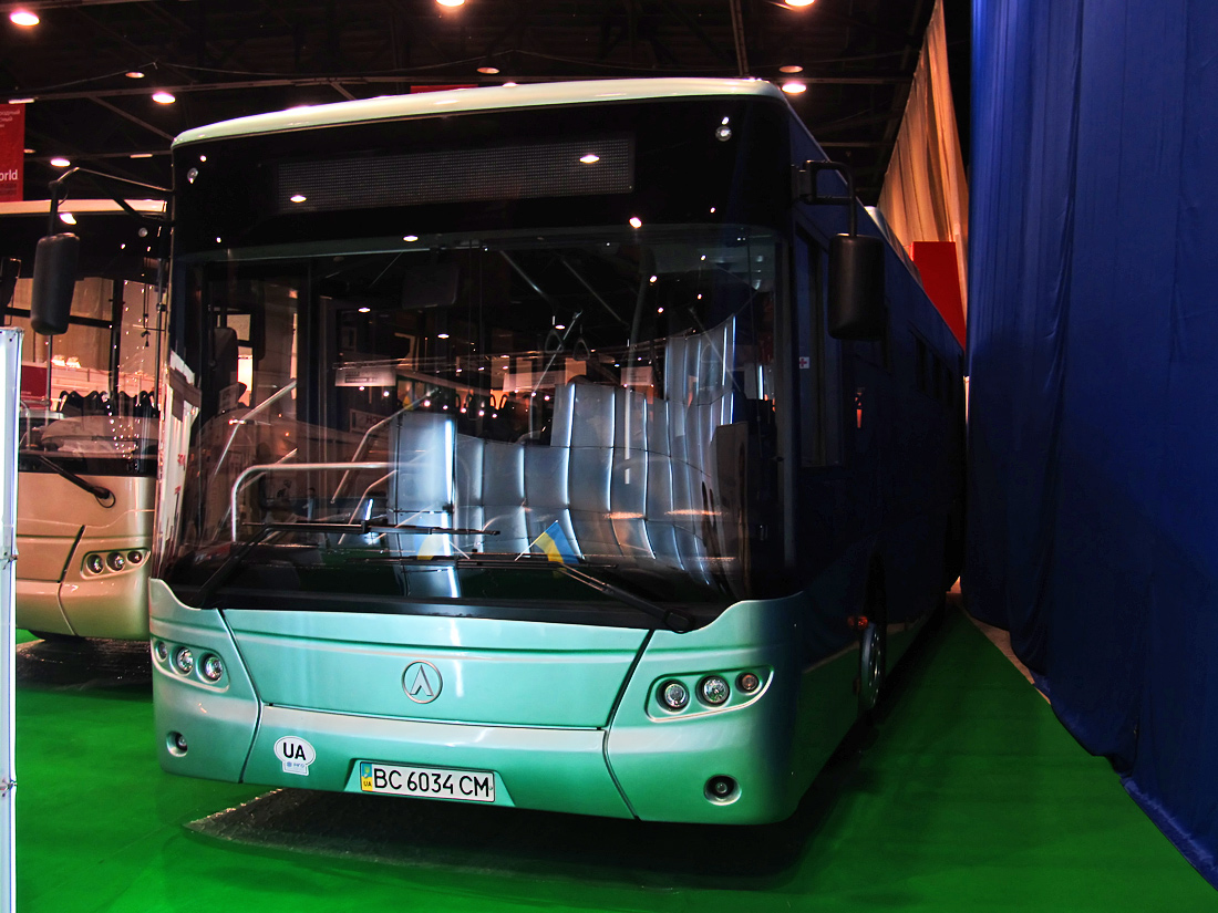 Lvov region, LAZ A183NG sz.: BC 6034 CM; Nyizsnyij Novgorod-i terület — Busworld Russia 2012