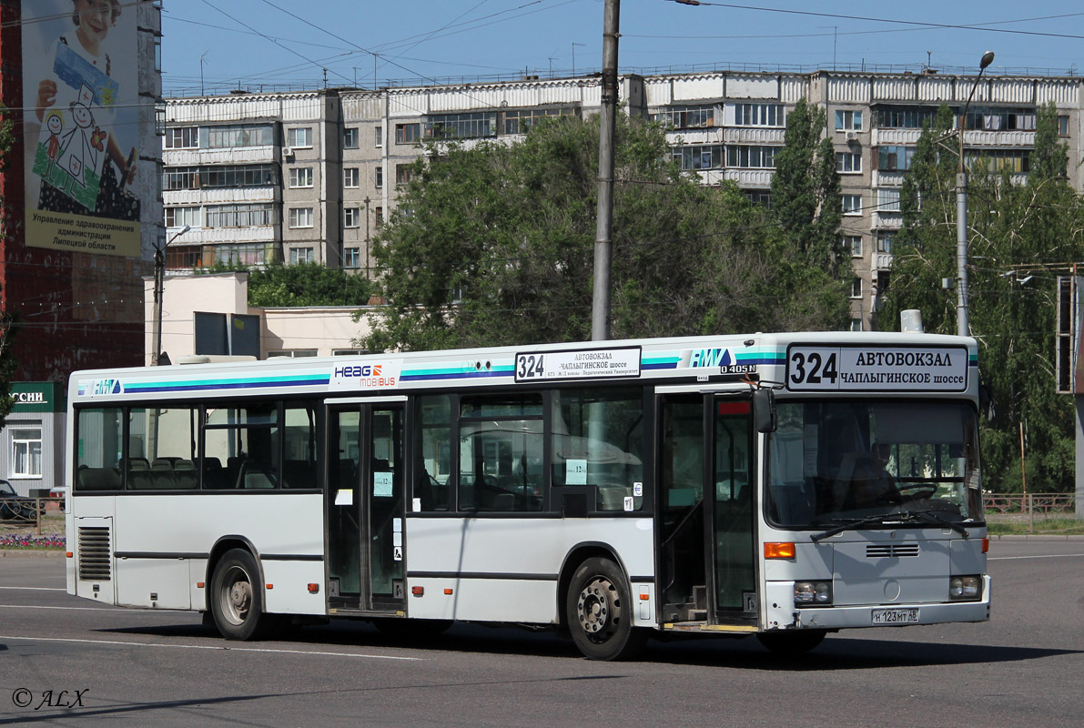 Липецкая область, Mercedes-Benz O405N2 № Н 123 МТ 48