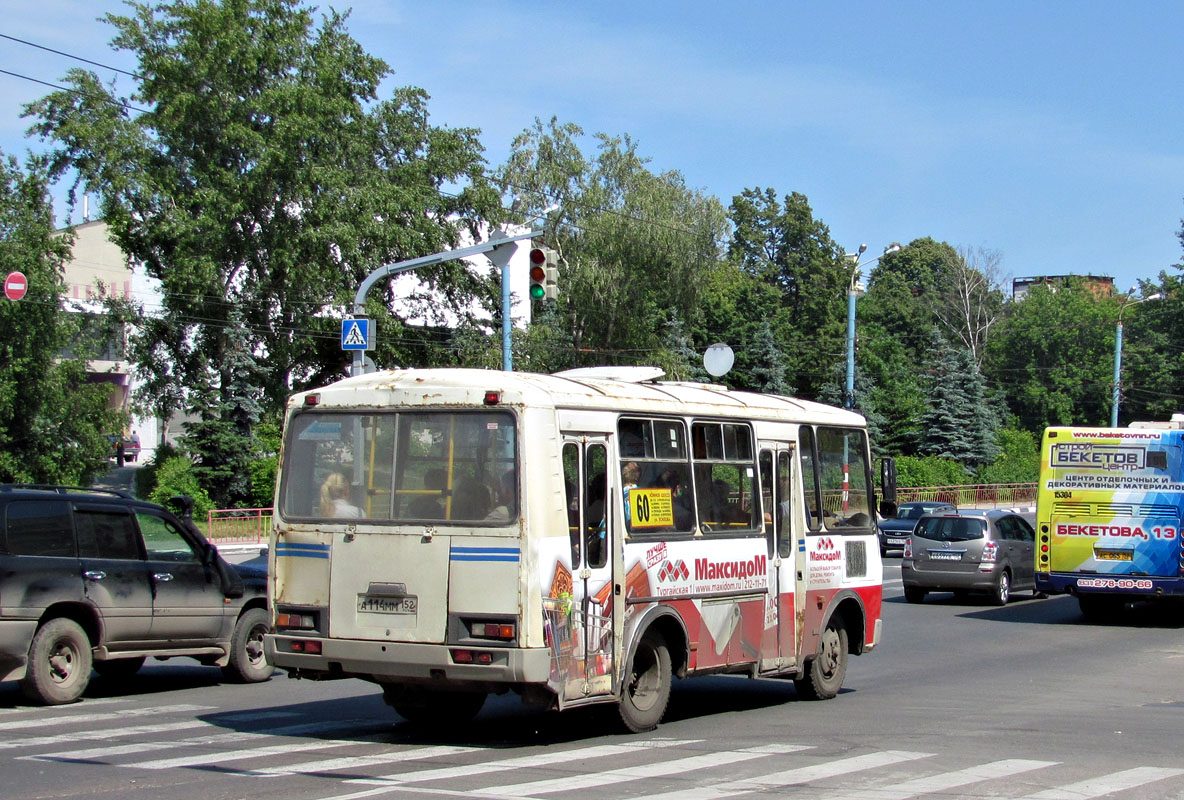 Нижегородская область, ПАЗ-32054 № А 114 ММ 152