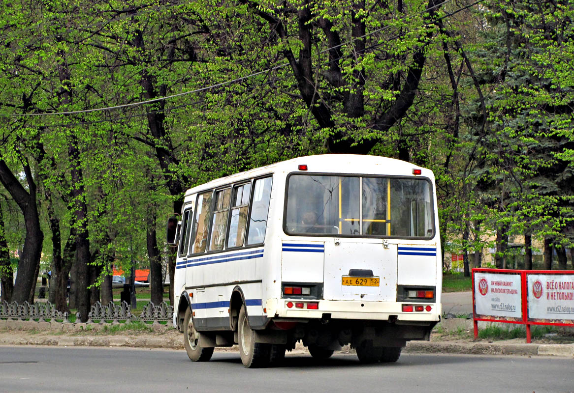 Нижегородская область, ПАЗ-32054 № АЕ 629 52