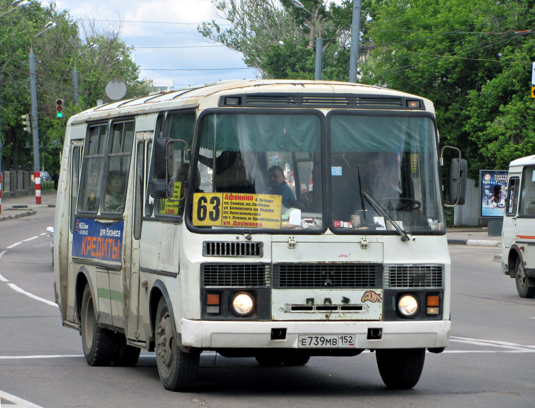 Нижегородская область, ПАЗ-32054 № Е 739 МВ 152