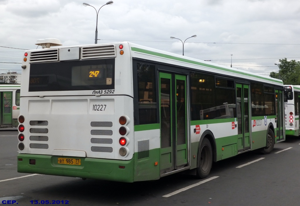 Moskau, LiAZ-5292.20 Nr. 10227