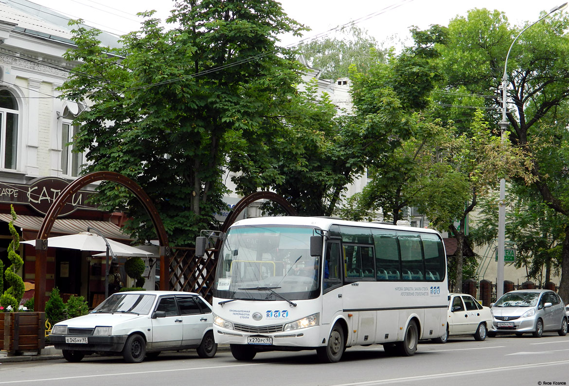 Краснодарский край, Yutong ZK6737D № Х 270 РС 93