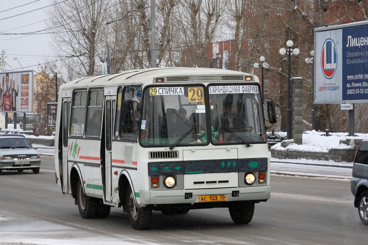 Томская область, ПАЗ-32054 № АС 103 70