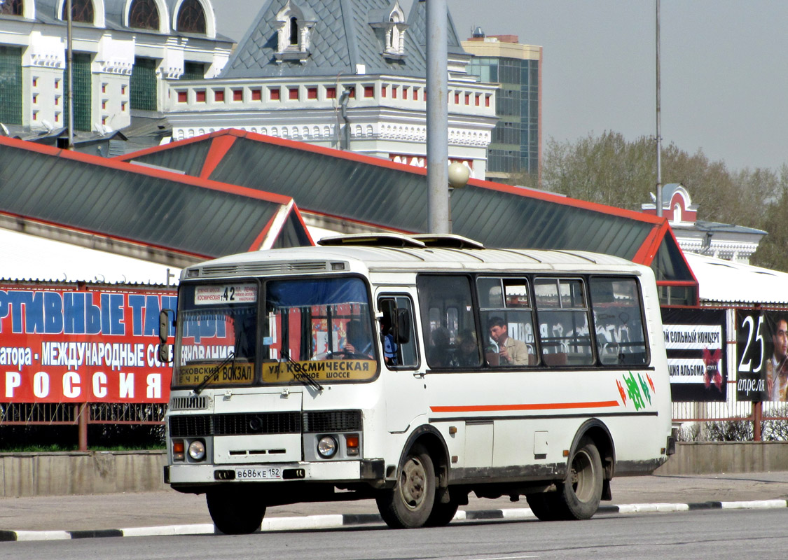 Нижегородская область, ПАЗ-32054 № В 686 КЕ 152