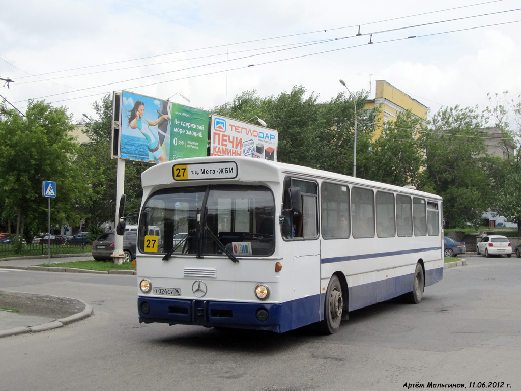 Свердловская область, Mercedes-Benz O305 № Т 024 СУ 96