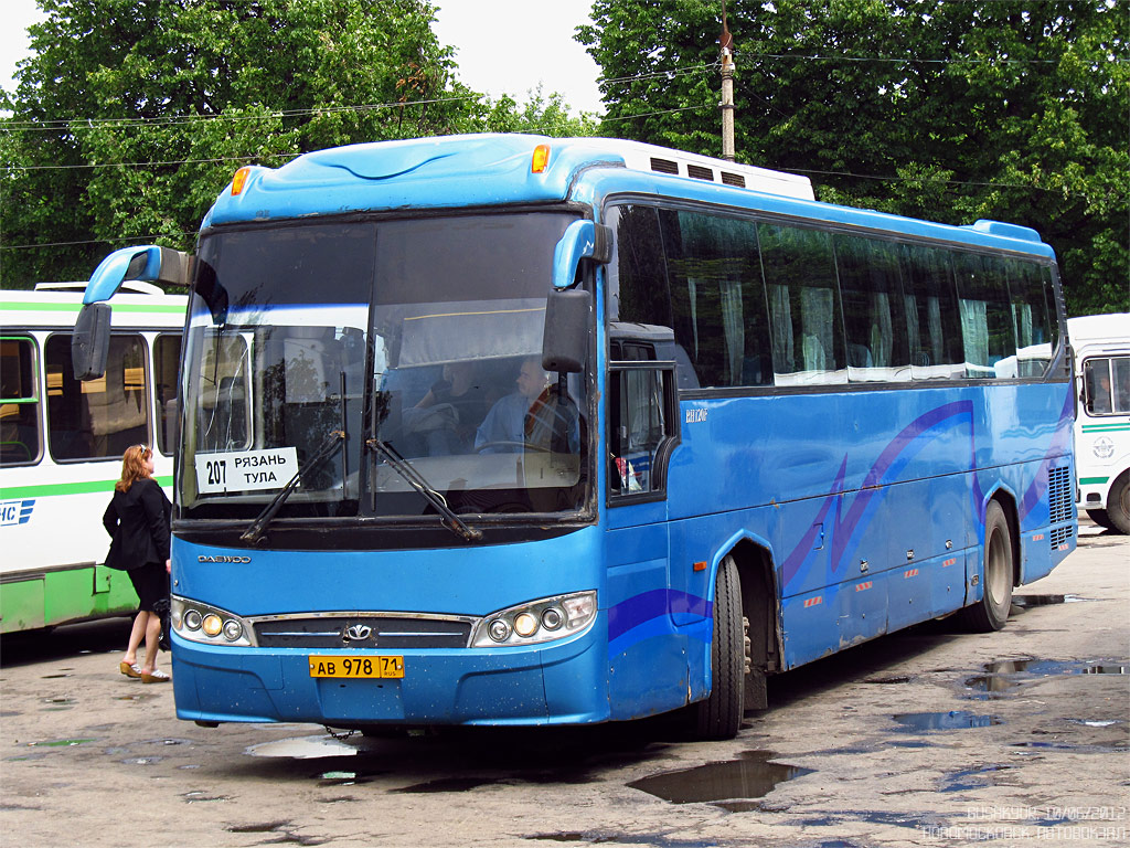 Тульская область, Daewoo BH120F Royal Cruiser № АВ 978 71