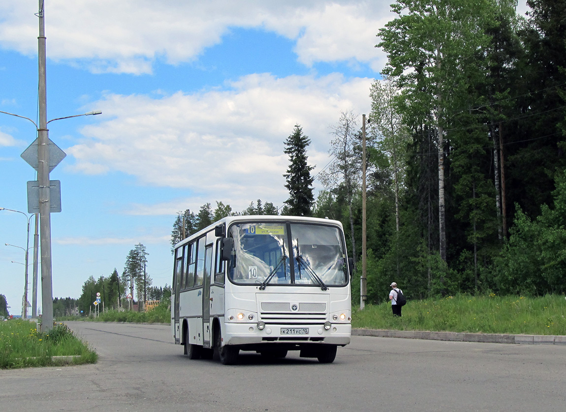 Карелия, ПАЗ-320402-03 № К 211 УС 10