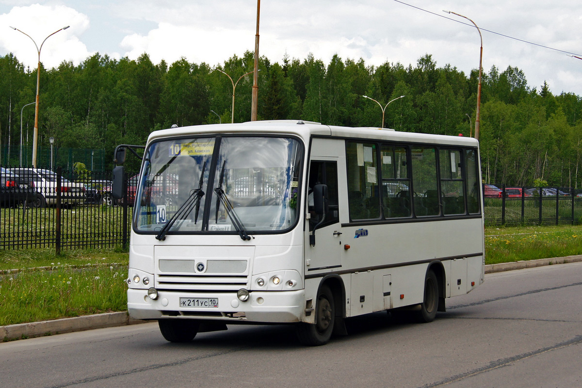 Карелия, ПАЗ-320402-03 № К 211 УС 10