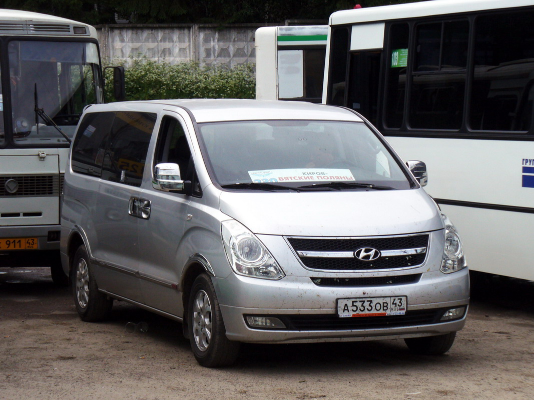 Кировская область, Hyundai H-1/Starex № А 533 ОВ 43 — Фото — Автобусный  транспорт