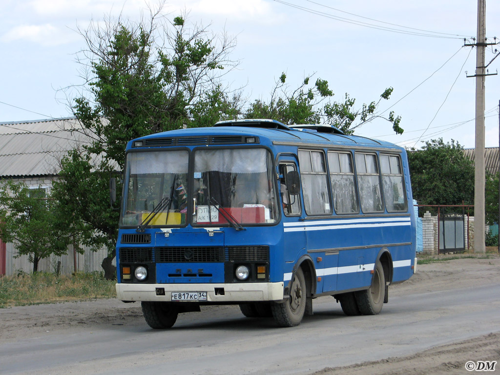 Волгоградская область, ПАЗ-32051-110 № 00206