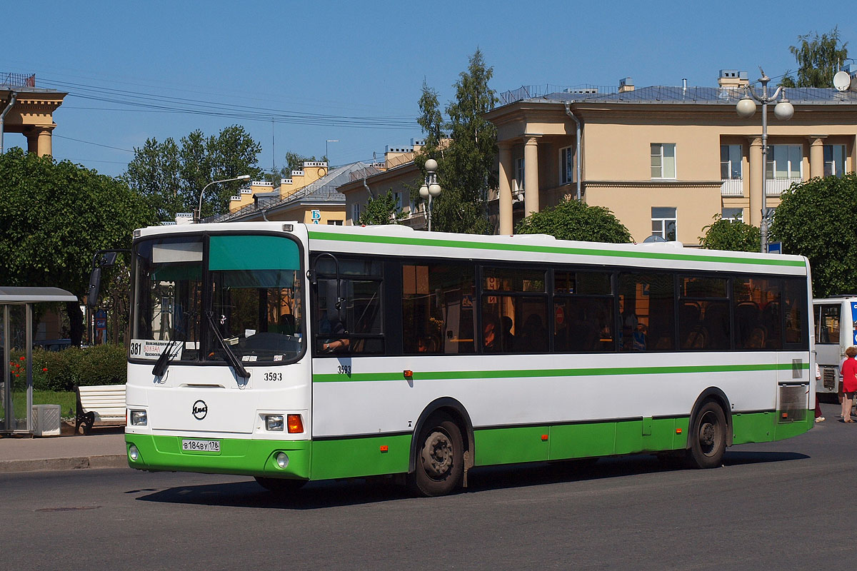 Санкт-Петербург, ЛиАЗ-5293.53 № 3593