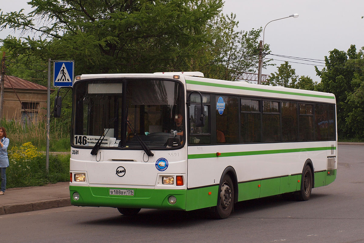 Санкт-Петербург, ЛиАЗ-5293.53 № 3591