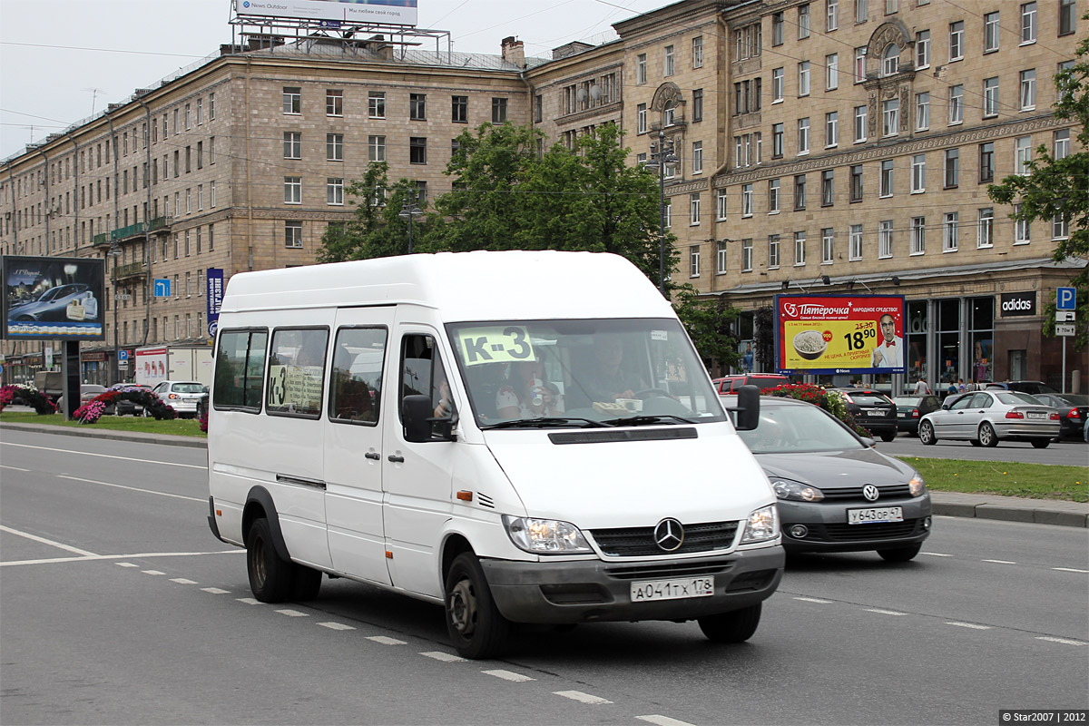 Санкт-Петербург, Mercedes-Benz Sprinter W904 408CDI № А 041 ТХ 178