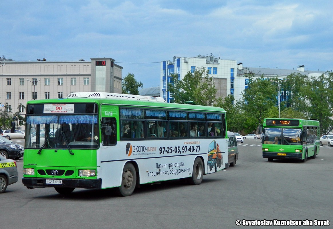 Иркутская область, Daewoo BS106 Royal City (Busan) № У 347 ТС 38; Иркутская область — Разные фотографии