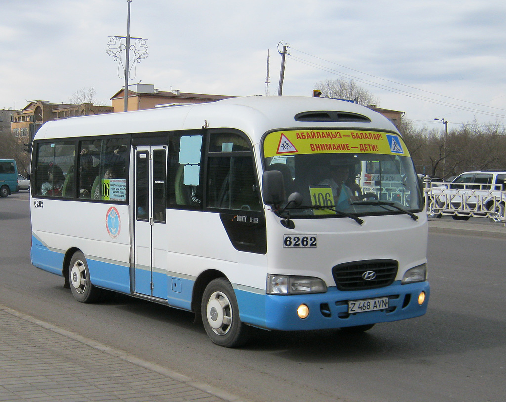 Астана, Hyundai County Super № 6262 — Фото — Автобусный транспорт