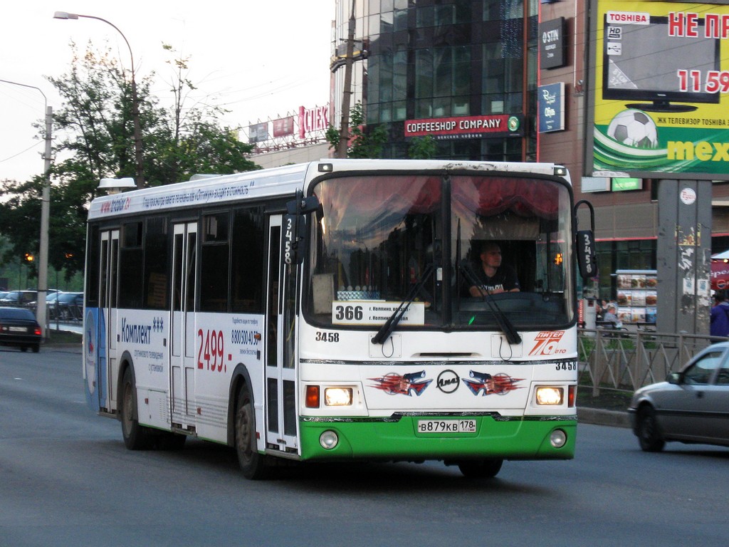 Санкт-Петербург, ЛиАЗ-5293.53 № 3458