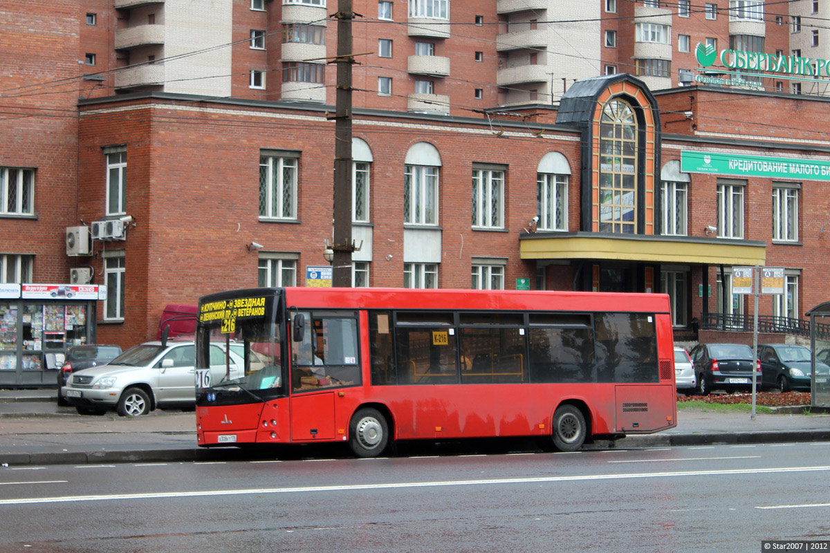 Санкт-Петербург, МАЗ-206.067 № В 308 КТ 178