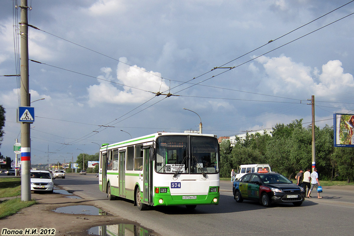 Омская область, ЛиАЗ-5256.45 № 574