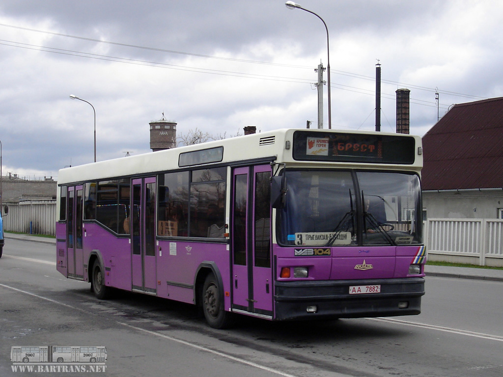 Obwód brzeski, MAZ-104.021 Nr 899