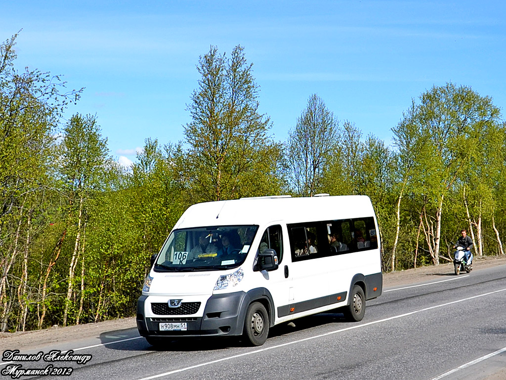 Мурманская область, Нижегородец-2227SK (Peugeot Boxer) № Н 908 МН 51