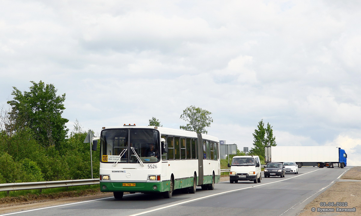 Санкт-Петербург, ЛиАЗ-6212.01 № 5526