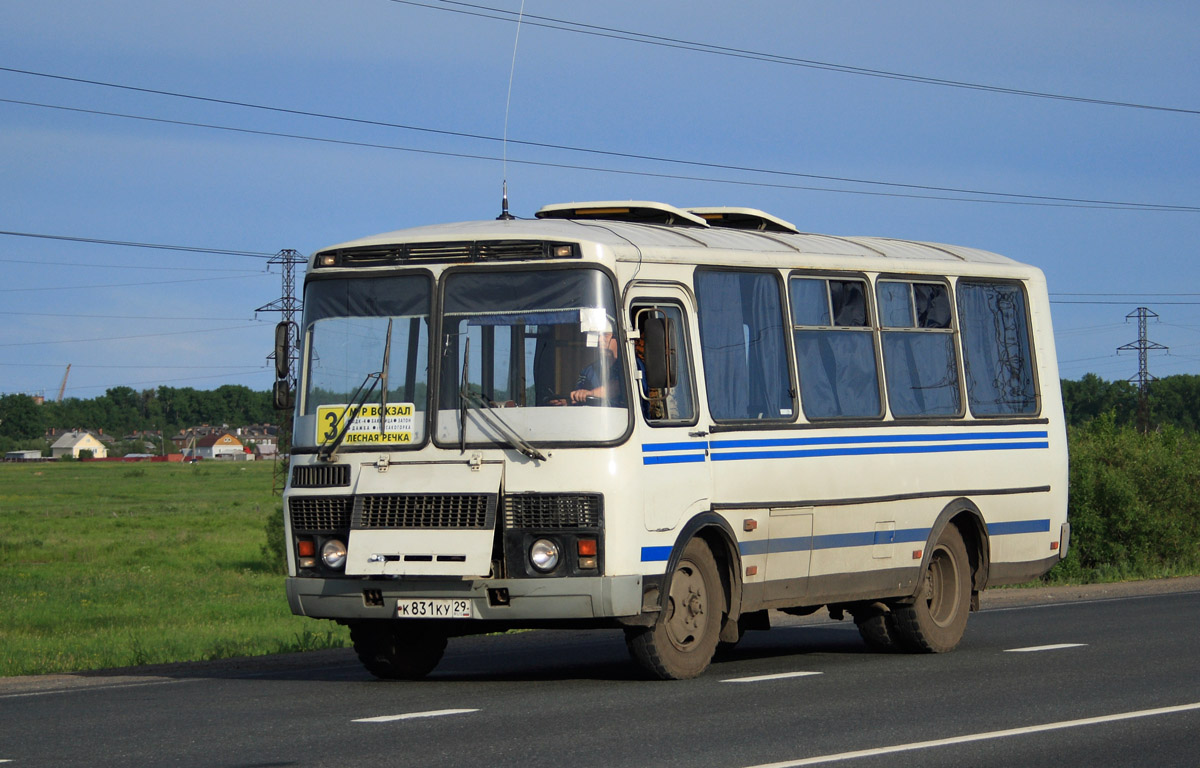 Архангельская область, ПАЗ-32054 № К 831 КУ 29