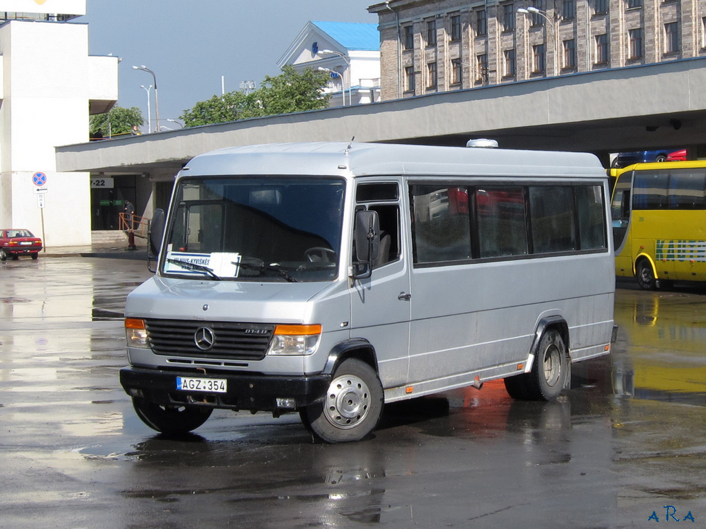 Литва, Mercedes-Benz Vario 814D № AGZ 354 — Фото — Автобусный транспорт