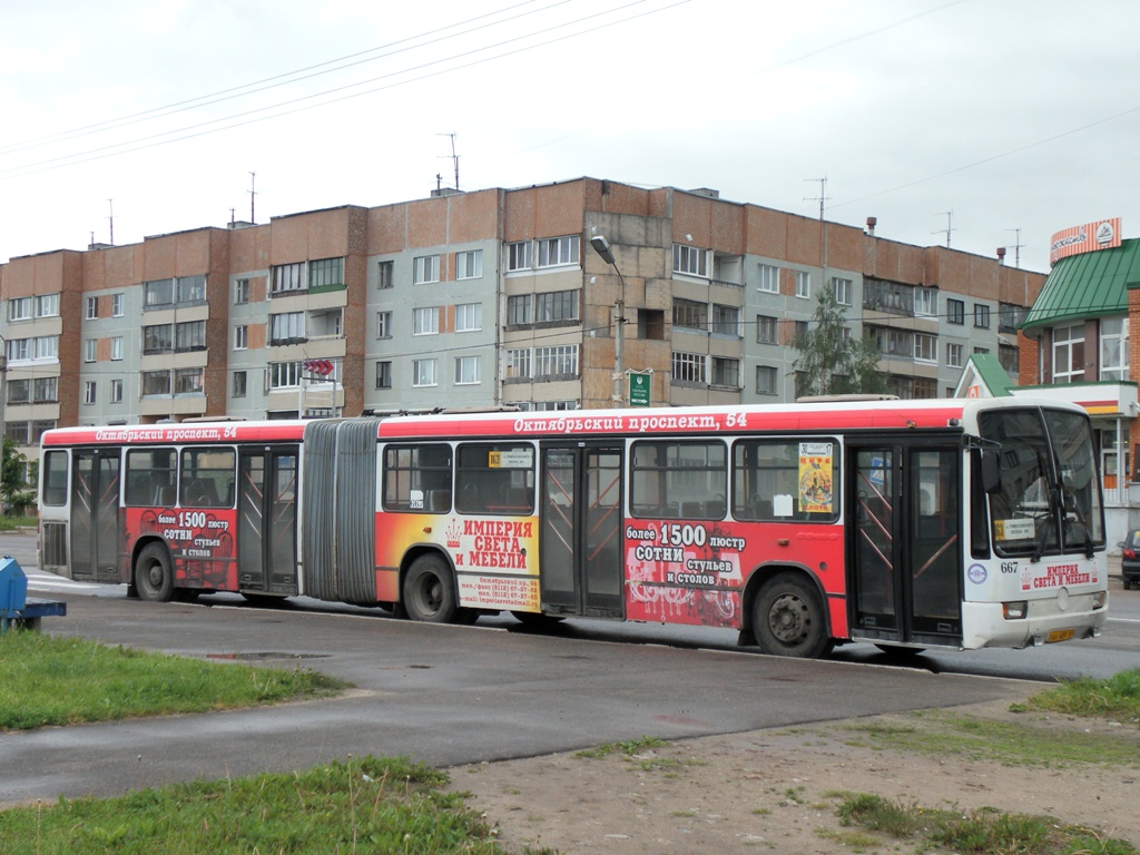 Псковская область, Mercedes-Benz O345G № 667