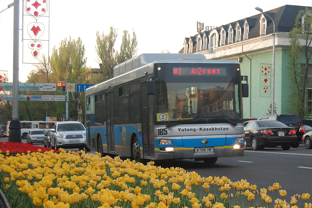 Алматы, Yutong ZK6120HGM № 185