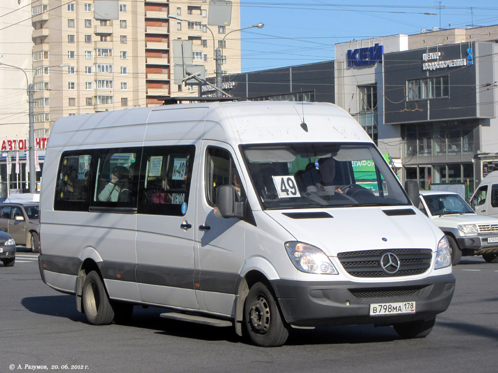 Санкт-Петербург, Луидор-22360C (MB Sprinter) № В 798 МА 178