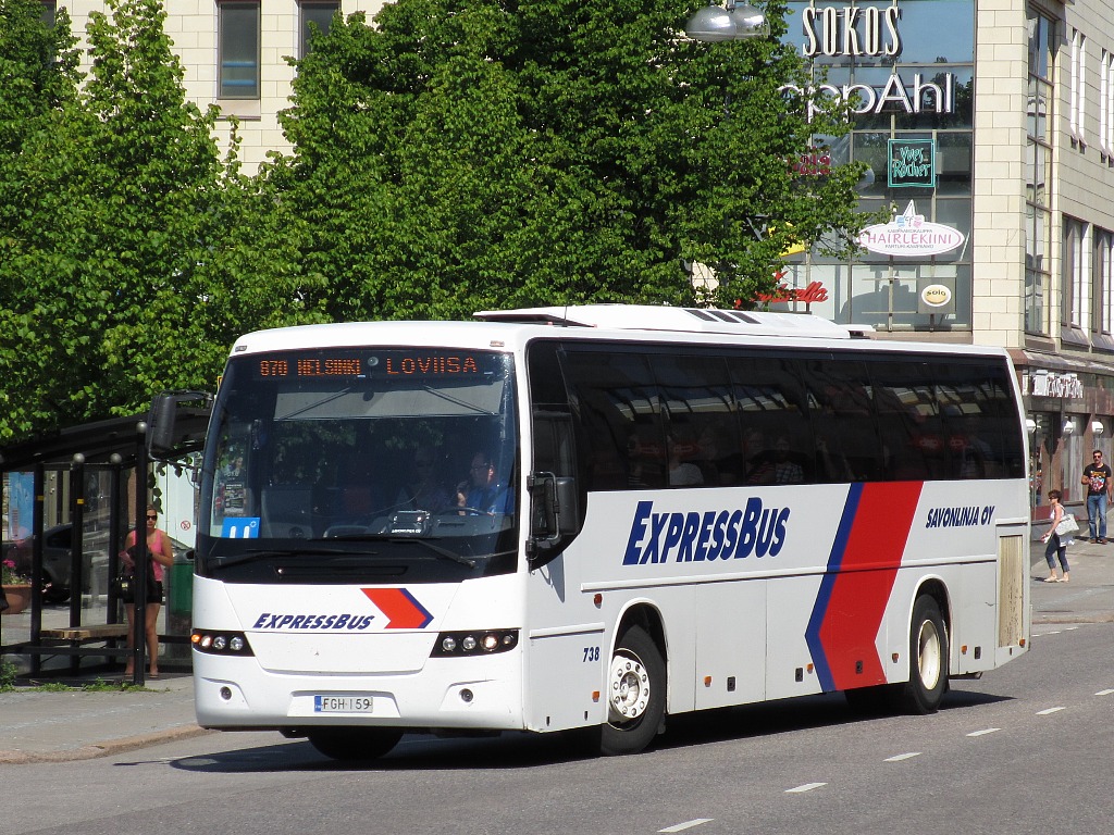 Finnland, Volvo 9700S Nr. 738