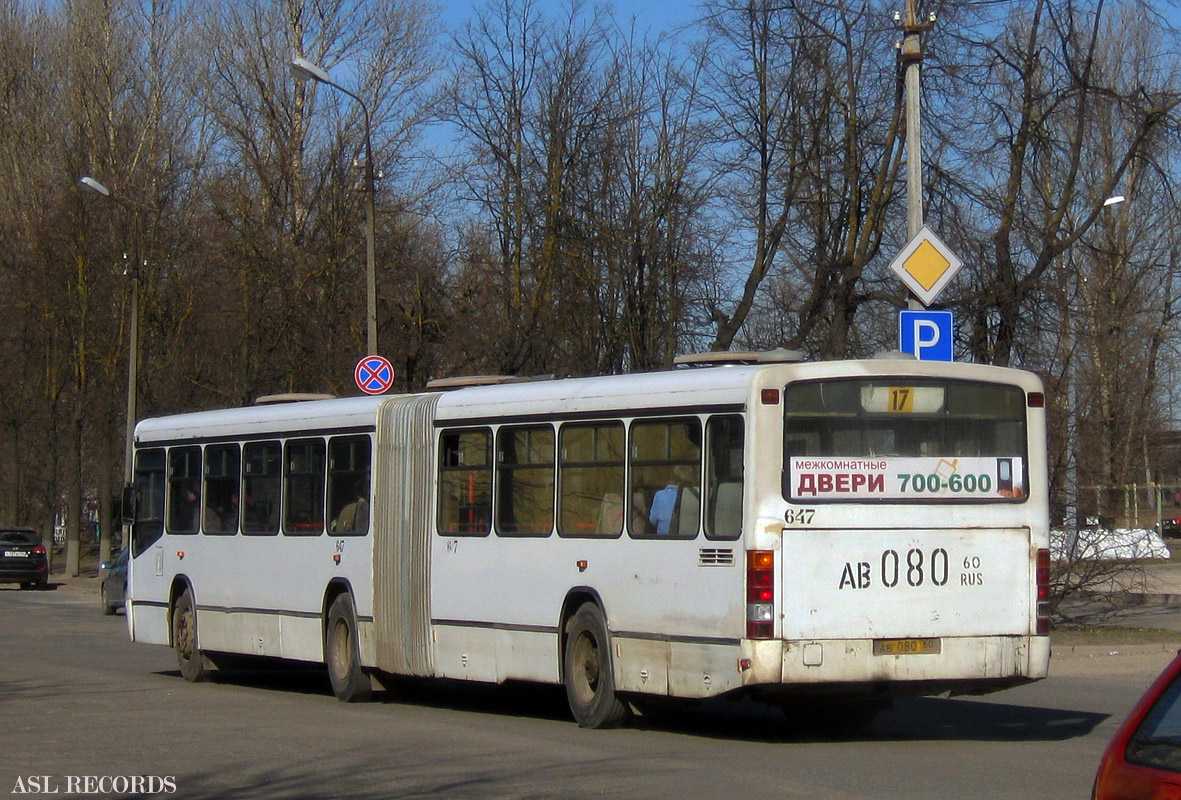 Псковская область, Mercedes-Benz O345G № 647