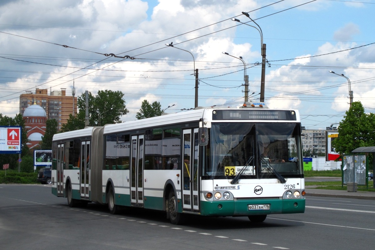 Санкт-Петербург, ЛиАЗ-6213.20 № 2126