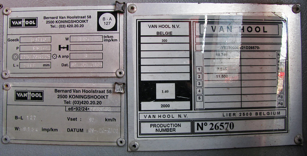 Эстония, Van Hool A300 № 857