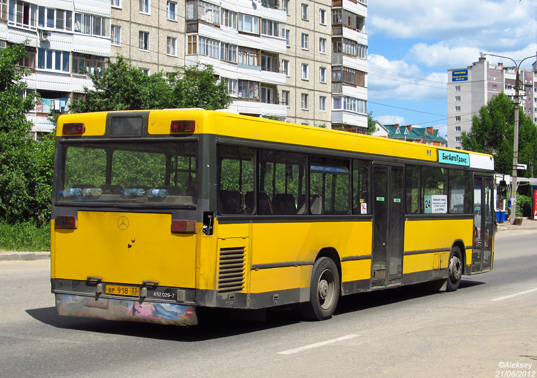 Владимирская область, Mercedes-Benz O405N № ВР 918 33