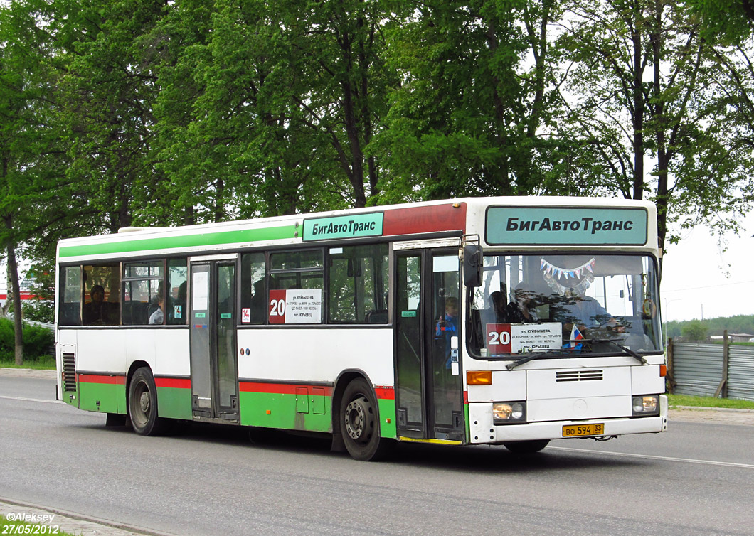 Владимирская область, Mercedes-Benz O405N № ВО 594 33