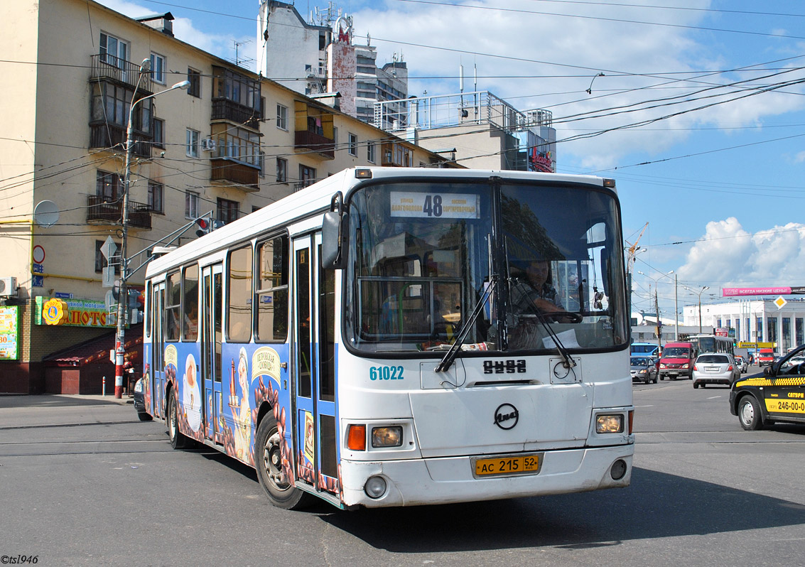 Нижегородская область, ЛиАЗ-5256.26 № 61022