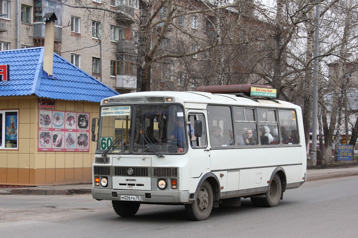 Томская область, ПАЗ-32054 № М 026 РА 70