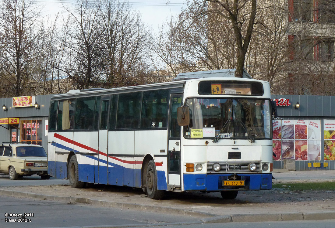 Санкт-Петербург, Van Hool T8 Alizée 210 № ВА 110 78