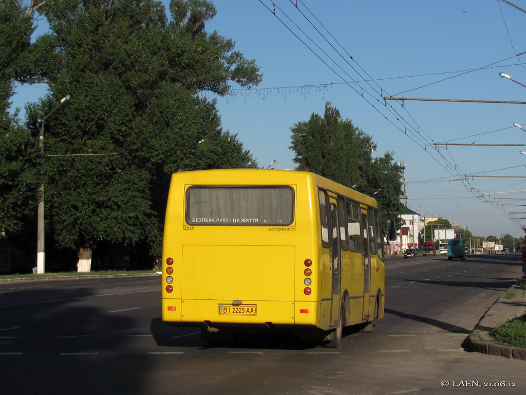 Полтавская область, Богдан А09202 № BI 2225 AA