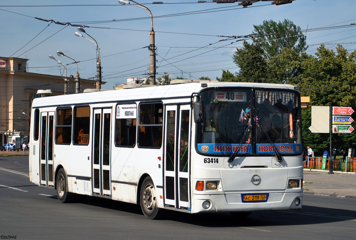 Нижегородская область, ЛиАЗ-5293.00 № 63414