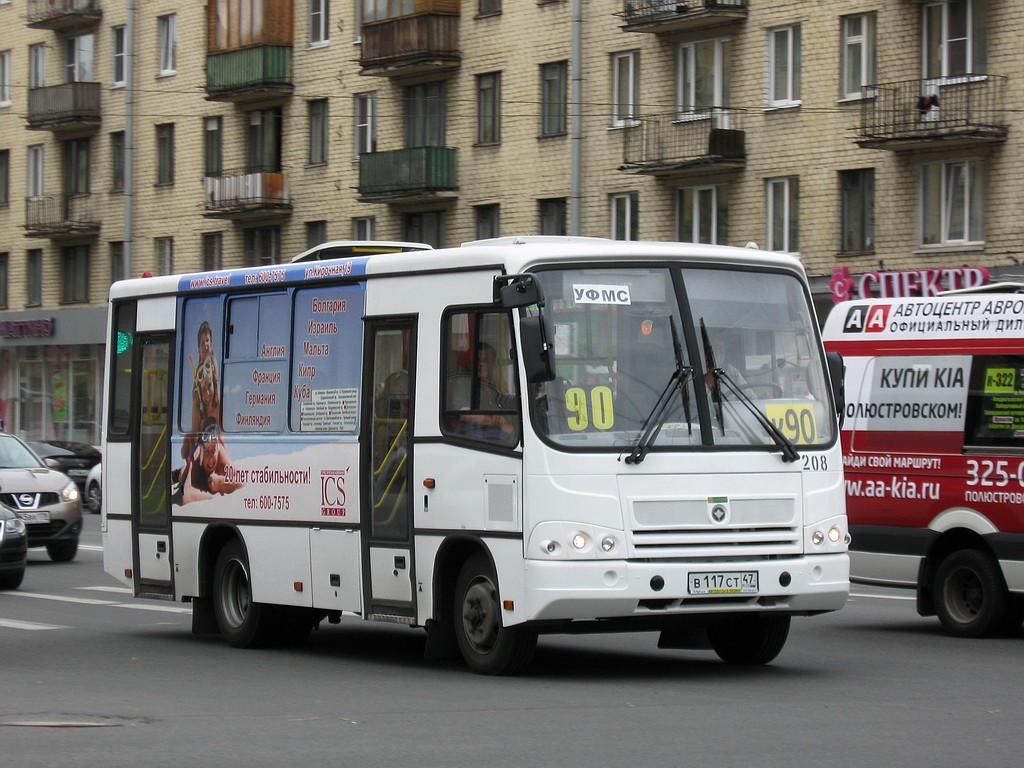 Санкт-Петербург, ПАЗ-320402-05 № 208